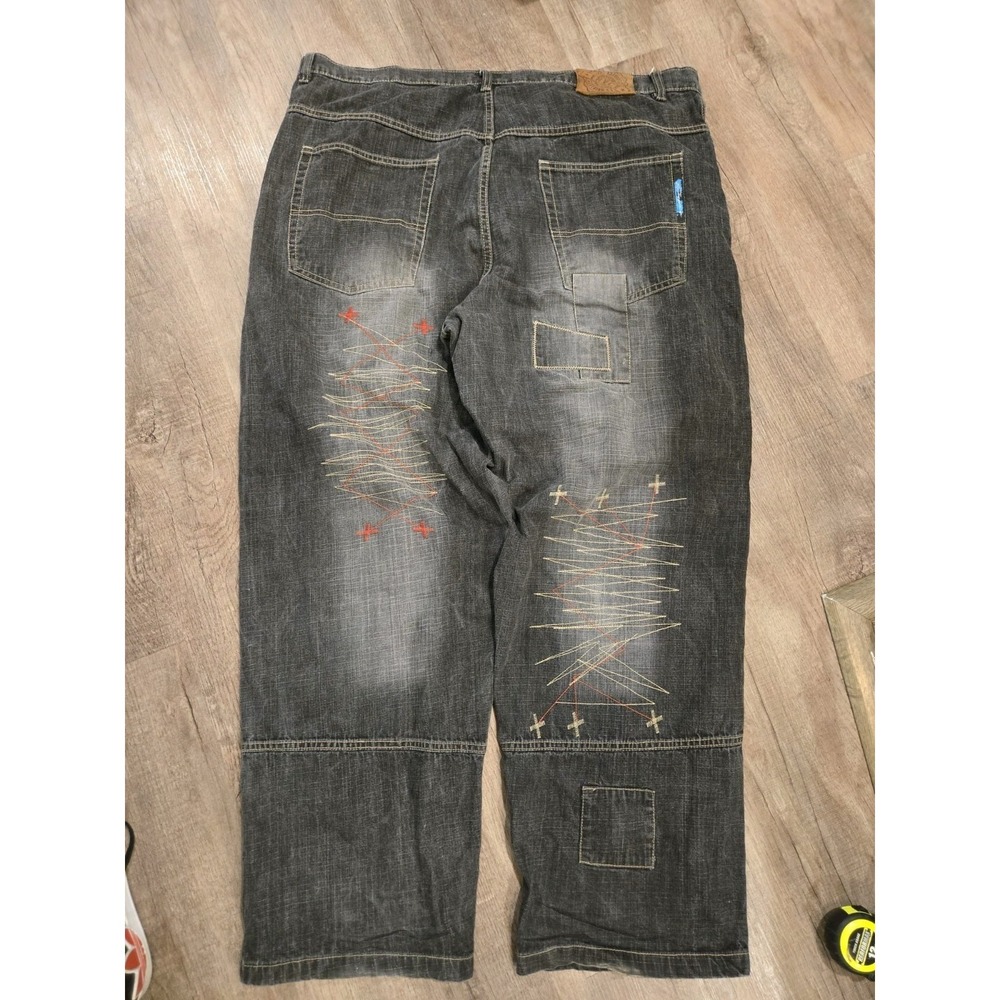 Enyce Men's Jeans Patch Work Size 42 - Picture 6 of 6